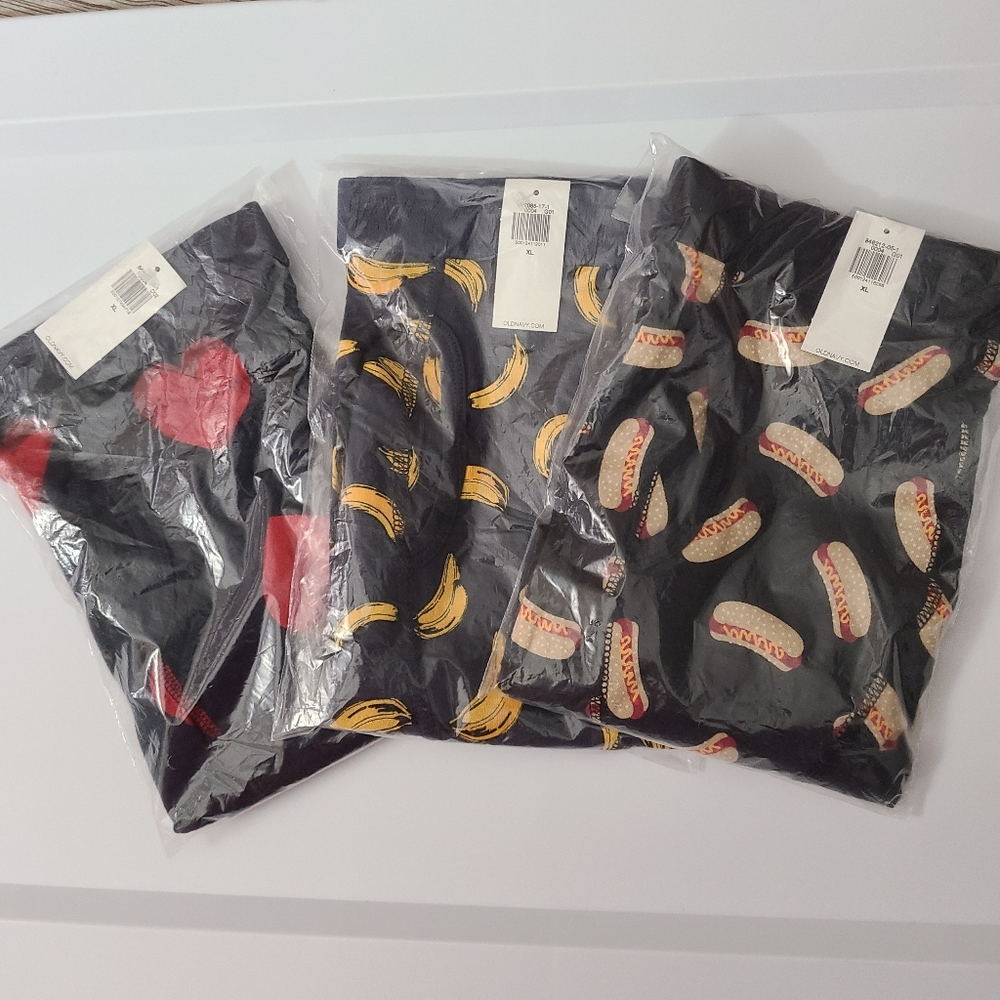 Mens Nwt Boxer Briefs Old Navy XL hearts Babanas Hotdogs Underwear Boxers IOP